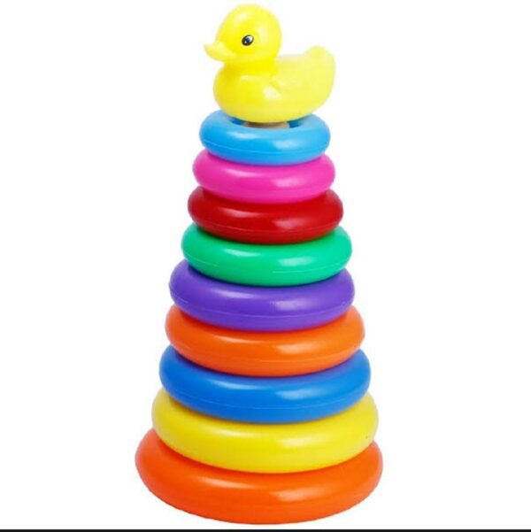 Stacking Ring Toy with duck topper